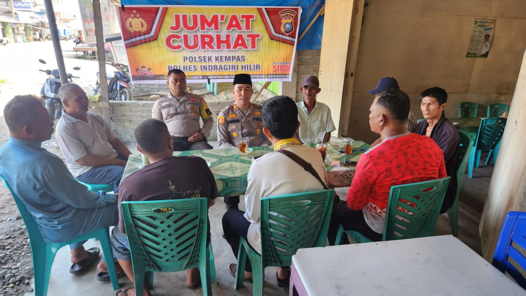 Jumat Curhat: Kapolsek Kempas Sampaikan kepada Warga, Hari Pencoblosan Pilkada 2024 Sudah Dekat