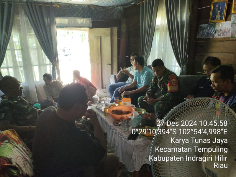 Babinsa Koramil 03/Tpl Hadiri Kegiatan Sosialisasi Terkait Rumah Tidak Layak Huni (RTLH) Kepada Masyarakat Penerima Bantuan