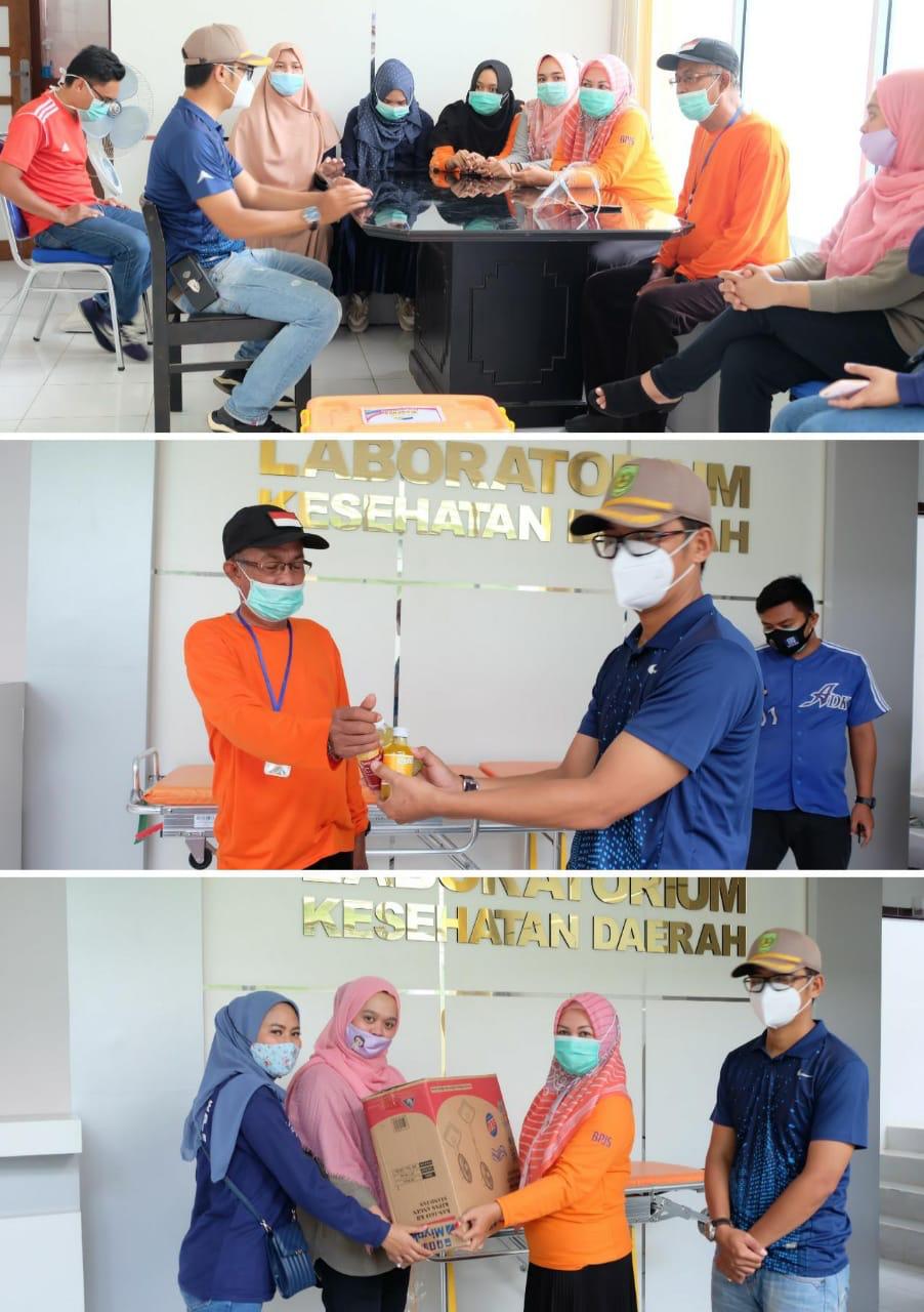 Salut Terhadap Garda Terdepan, YVB Berbagi Semangat untuk Tim Labkesda Inhil