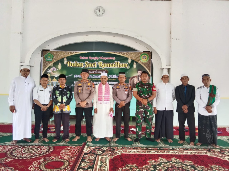 Menyambut Bulan Suci Ramadhan, Danramil 09/Kmg Jalin Silaturahmi di Ponpes Darul Istiqomah