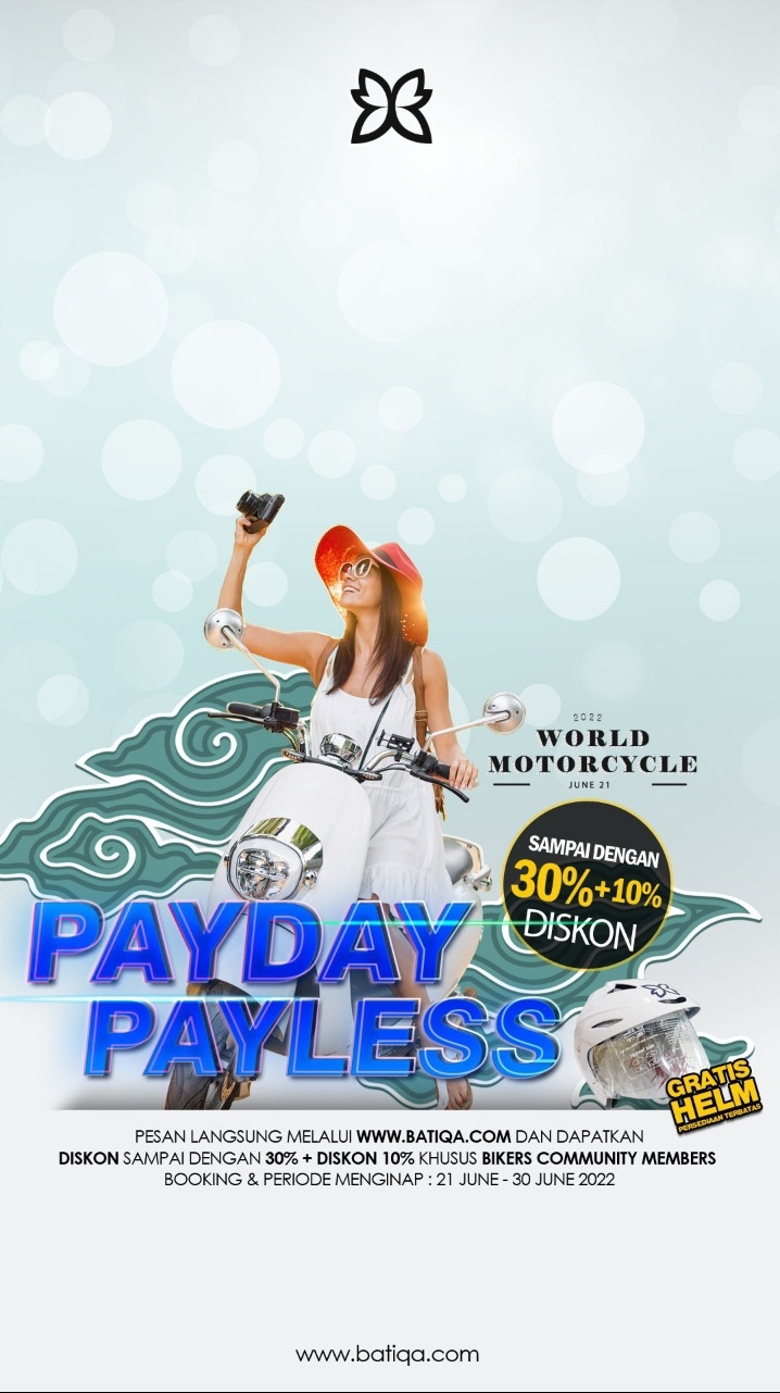 Asik Nih, Batiqa Hotels Berikan Kejutan Kepada Seluruh Bikers Indonesia, Cari Tahu Syaratnya