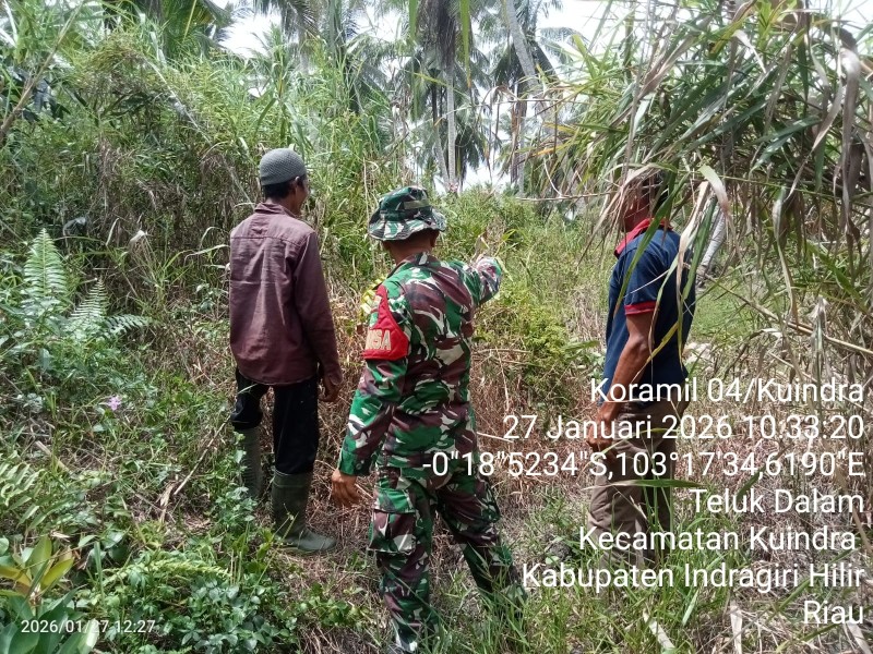 Babinsa Teluk Dalam: Kami Siap Bantu dan Lindungi Masyarakat