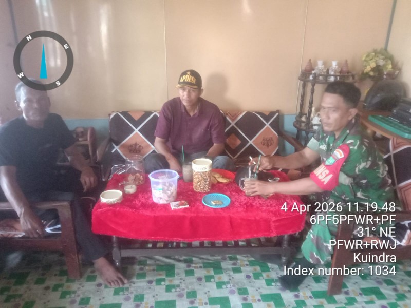 Babinsa Koramil 04/Kuindra: Kami Akan Terus Mendukung Kegiatan Positif untuk Masyarakat