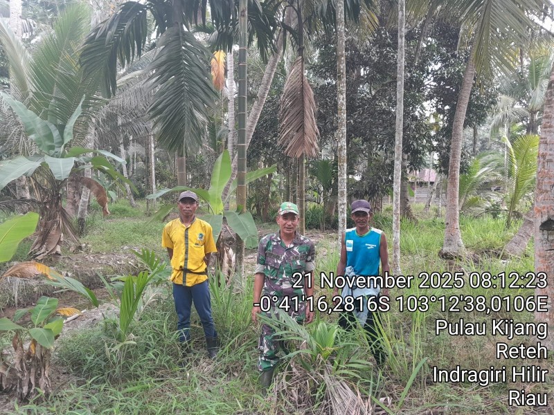 Koramil 07/Reteh Laksanakan Patroli Tapal Batas, Situasi Aman dan Terkendali