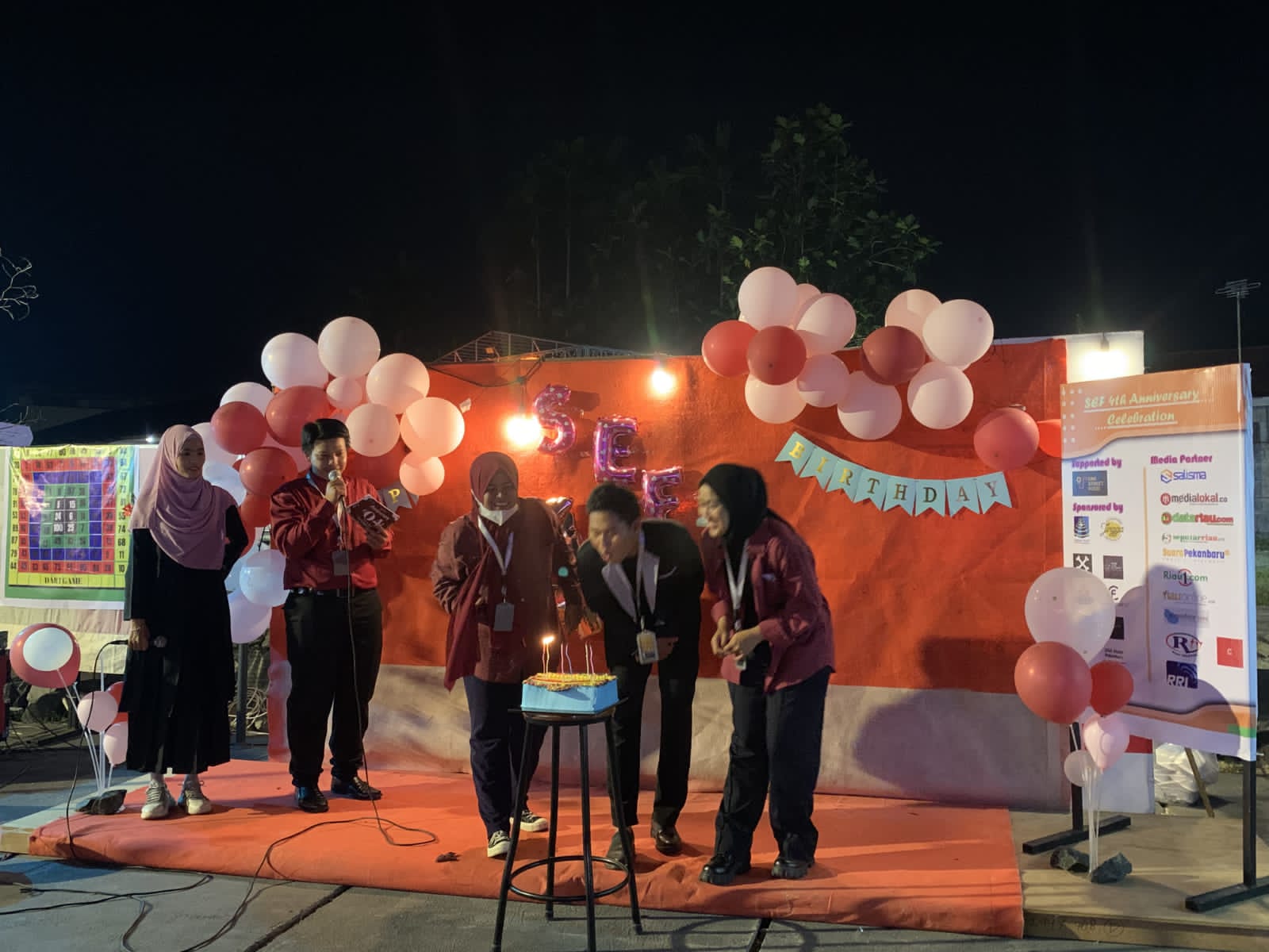 Malam Puncak Anniversary Ke 4, Student Education Forum Sukses di Gelar Dengan Meriah 