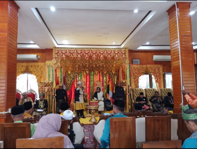 Kekerabatan Kesultanan Diraja Air Tiris Melayu Kampar Gelar Halal Bi Halal