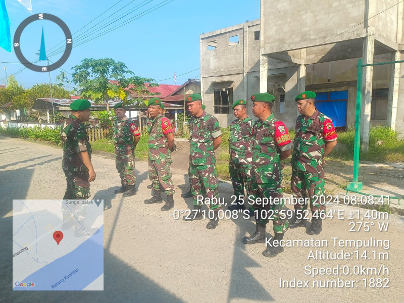 Danramil Pimpin Apel Pagi Koramil 03/Tpl