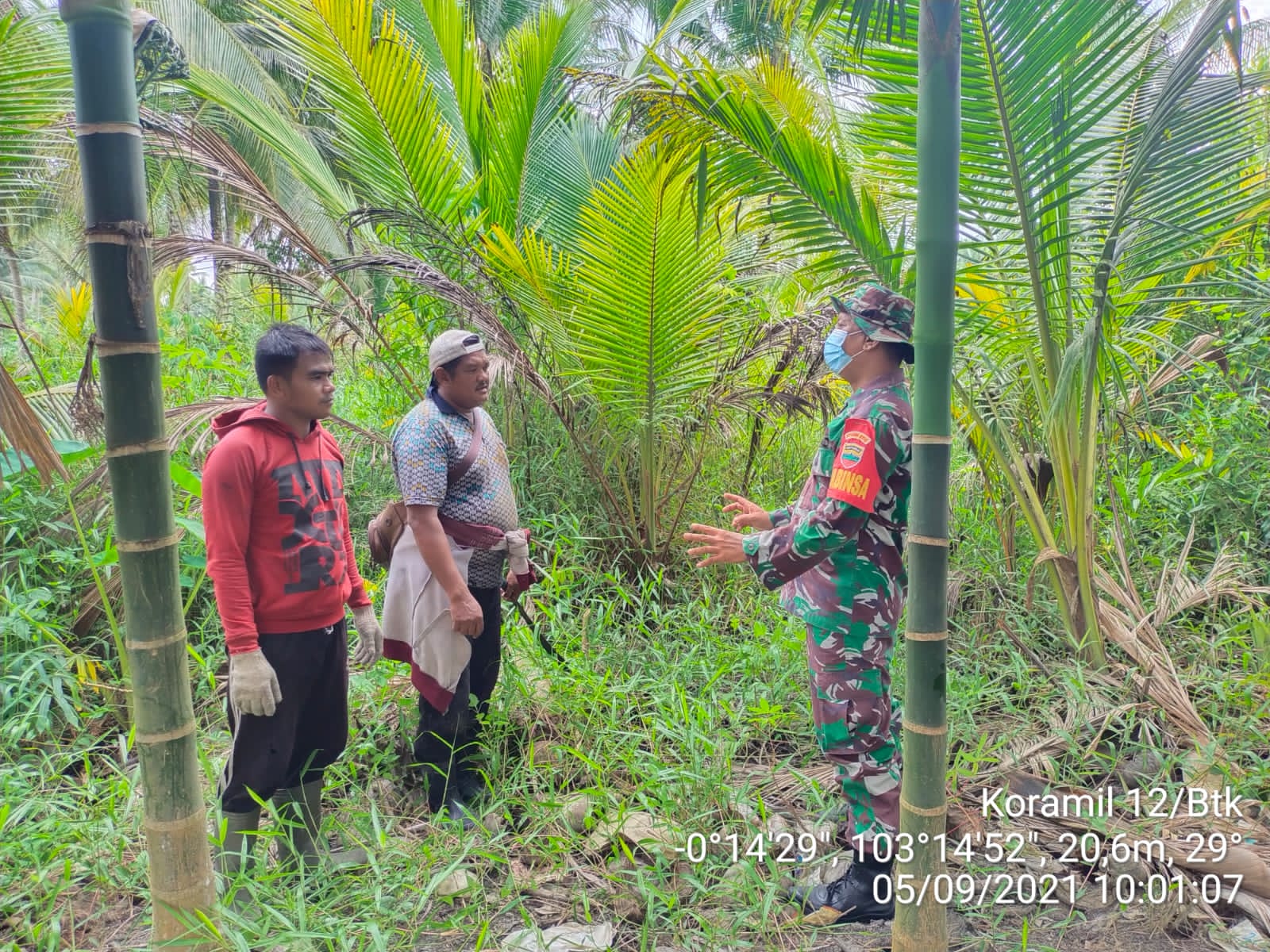 TNI Koramil 12/Batang Tuaka Antisipasi Lahan dari Ancaman Kebakaran