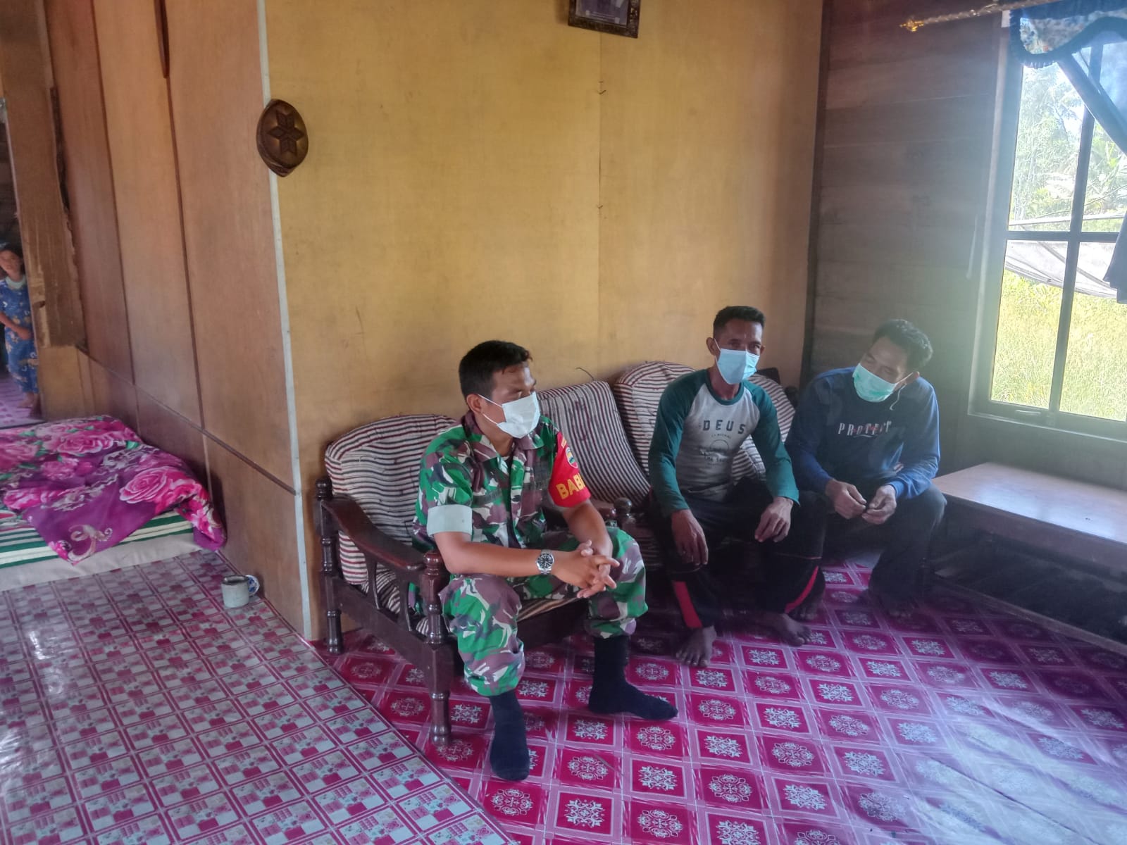 Babinsa Koramil 04/Kuindra, Serda Ali Borkat Sosialisasi Tentang Karhutla Kepada Warga Binaan