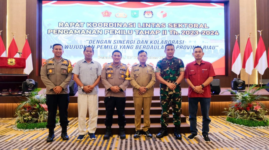 Plt Bupati Asmar Ikuti Rakor Pengamanan Pemilu 2024