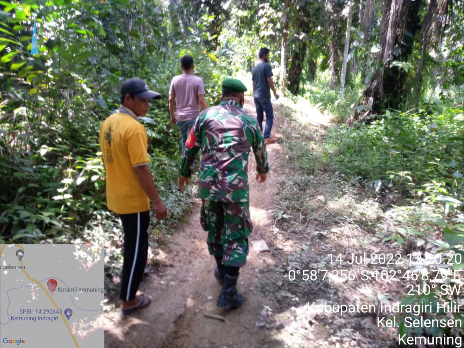 Sertu S. Sembiring Himbau Pelaksanaan Patroli dan Sosialisasi Karhutla