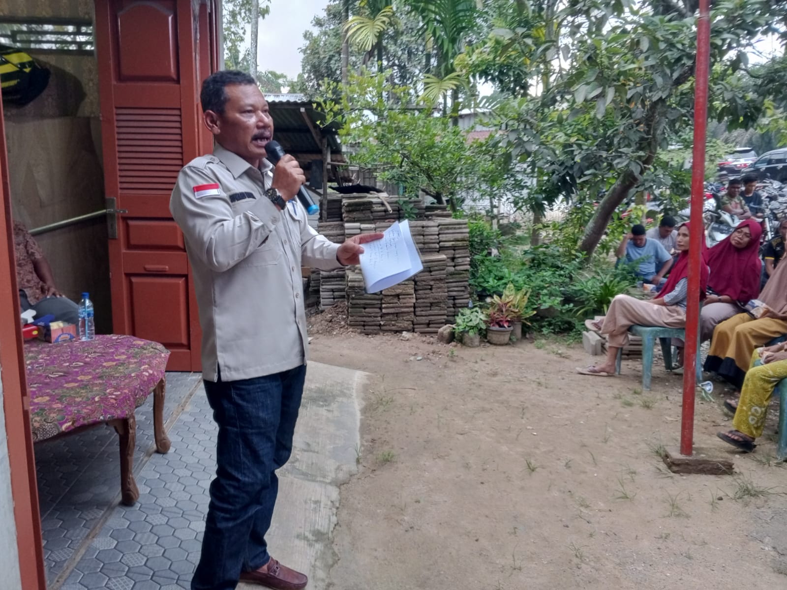 Waka DPRD Inhu H Suwardi Ritonga SE Jemput Aspirasi di Tiga Desa