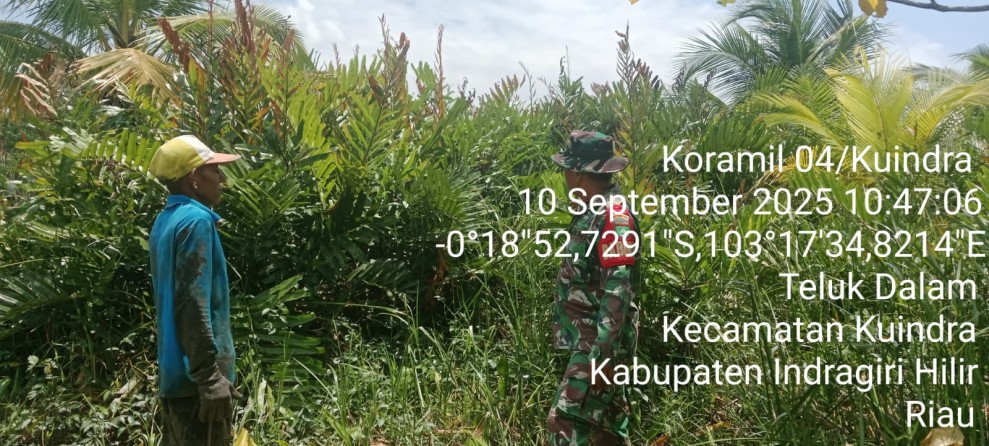 Patroli Karhutla di Wilayah Koramil 04/KDR: Upaya Mencegah Kebakaran Hutan