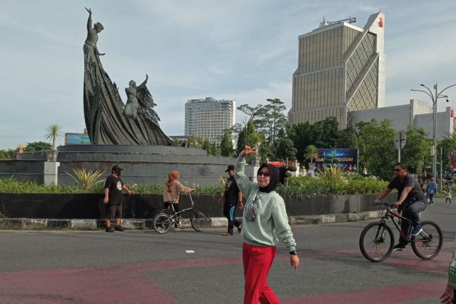 Polda Riau Gelar Simulasi Pengamanan Pemilu 2024 di Pekanbaru, Car Free Day Ditiadakan