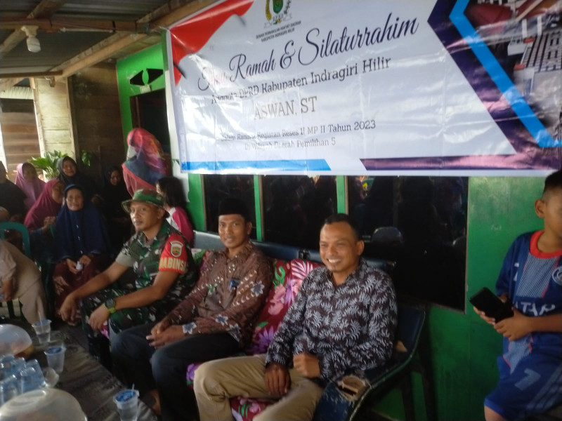 Dampingi Kegiatan Reses dan Temu Ramah Anggota DPRD Kabupaten Inhil Bersama Danramil 04/Kuindra