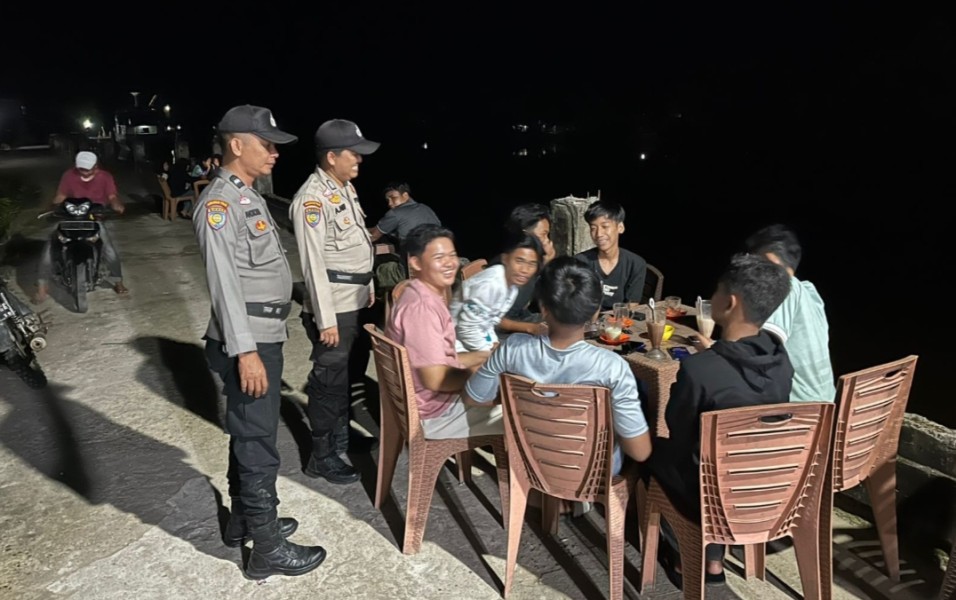 Berikan Rasa Aman Kepada Warga Masyarakat, Polsek Gaung Anak Serka Laksanakan Patroli KRYD