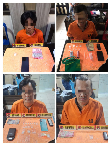 Polres Inhil Ungkap Dua Kasus Narkoba, 4 Tersangka Ditangkap Polres Inhil Ungkap Dua Kasus Narkoba, 4 Tersangka Ditangkap