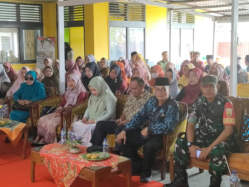 Babinsa 03/Tpl Sertu Mistar Hadiri Pisah Sambut Camat Tempuling