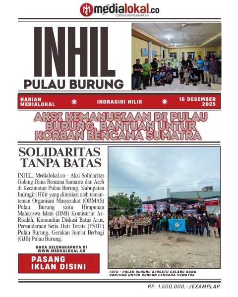 Aksi Solidaritas Masyarakat Pulau Burung, Harapan Untuk Masa Depan Korban Bencana Sumatra