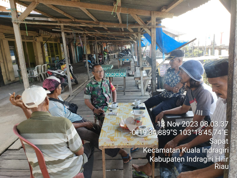 Tanamkan Jiwa Gotong-royong dan Saling Tolong Menolong Antar Sesama Babinsa Koramil 04/Kuindra