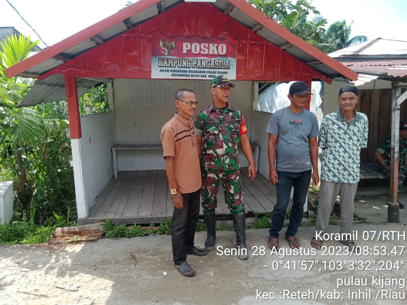 Sosialisasi Bahaya Narkoba Bersama Koramil 07/Reteh di Binaan