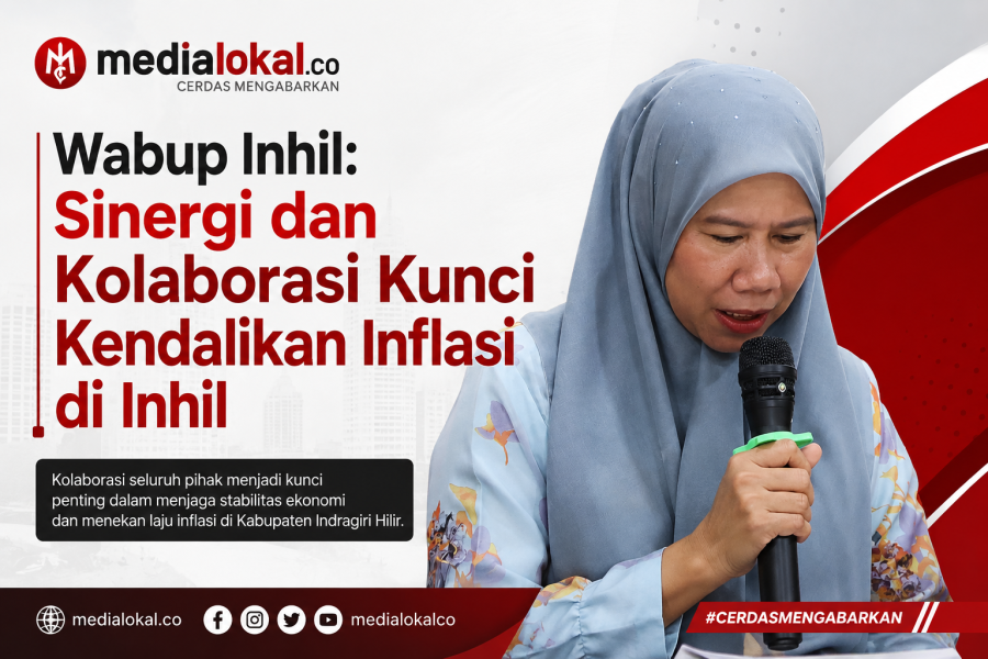 Wabup Inhil Hadiri Rilis Inflasi Daerah Juli 2026