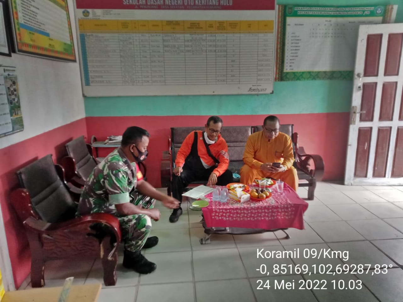 Serka M. Ridwan Laksanakan Komunikasi Sosial Bersama Para Guru