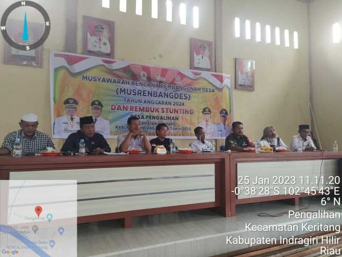 Musrenbang Desa Pengalihan Bersama Babinsa Koramil 09/Kemuning