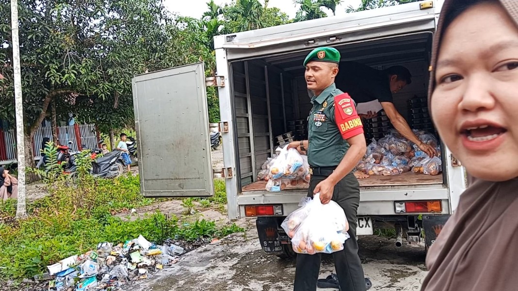Kerja Sama SPPG Keritang dan Koramil 09/Kemuning Berhasil
