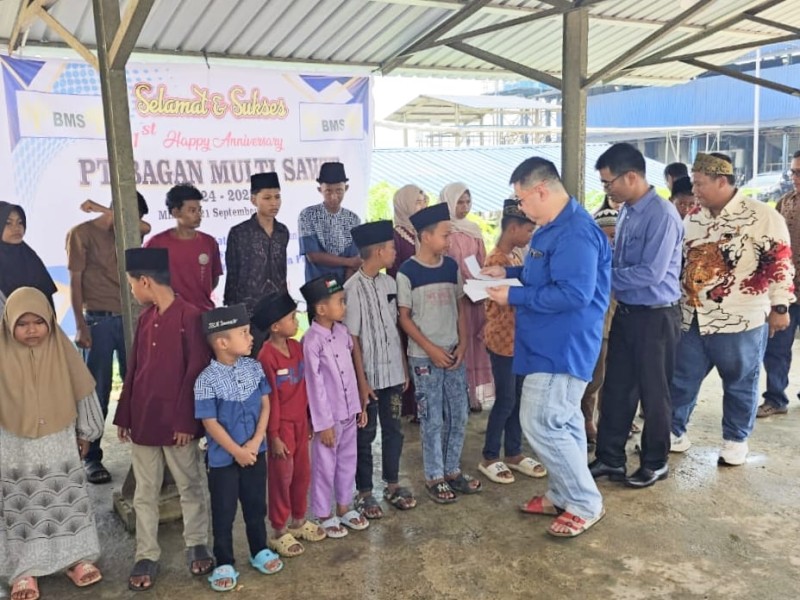 PT Bagan Multi Sawit Gelar Syukuran HUT ke-1 Sekaligus Santuni Anak Yatim PT Bagan Multi Sawit Gelar Syukuran HUT ke-1 Sekaligus Santuni Anak Yatim