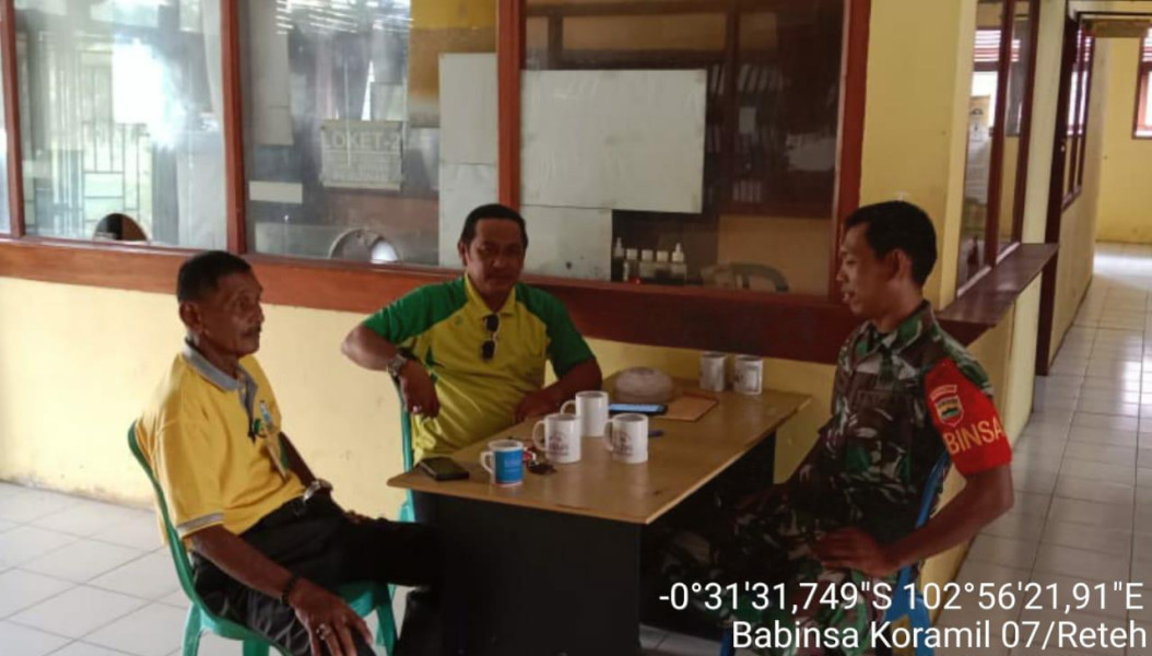 Koramil 07/Reteh Selalu Ingatkan Warga Untuk Jaga Keamanan dan Ketertiban di Lingkungan