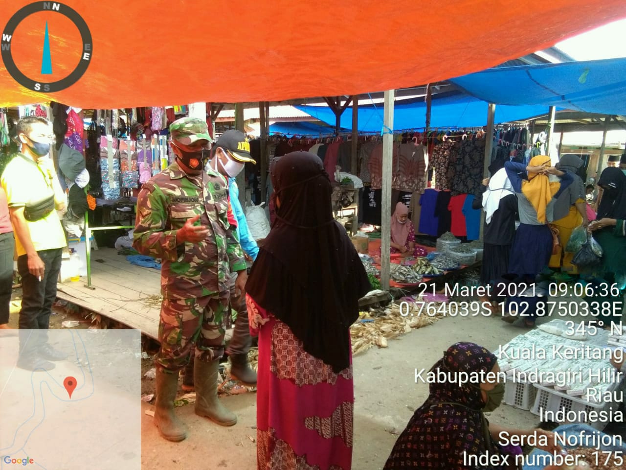 Serda Nofrijon Gencarkan Penegakan Protkes di Kuala Keritang