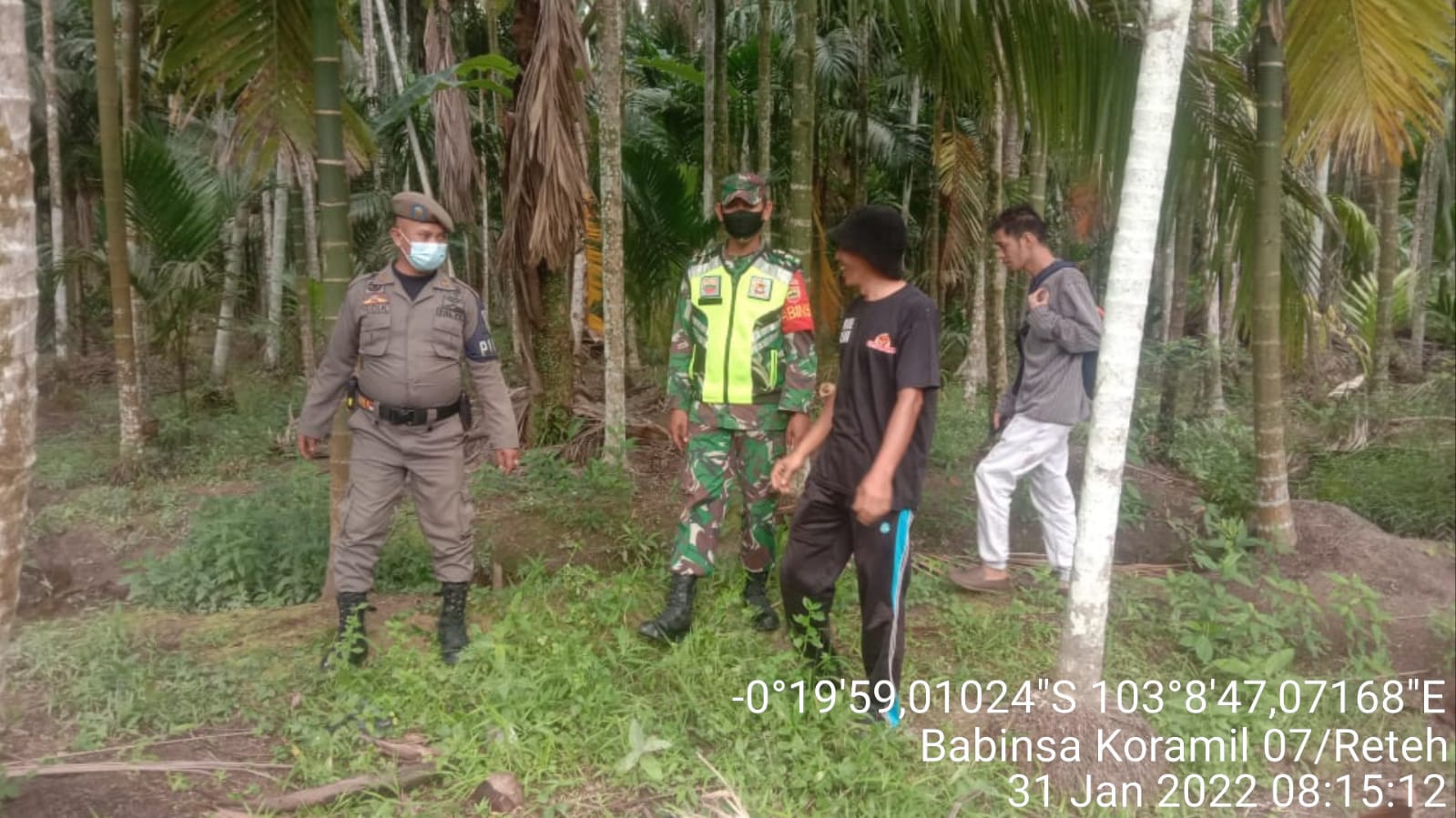 Jajaran Koramil 07/Reteh Rutin Melakukan Patroli Karhutla