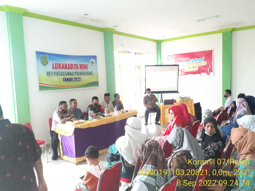 Danramil 07/Reteh Laksanakan Kegiatan Loka Karya Mini Puskesmas di Wilayah Binaan