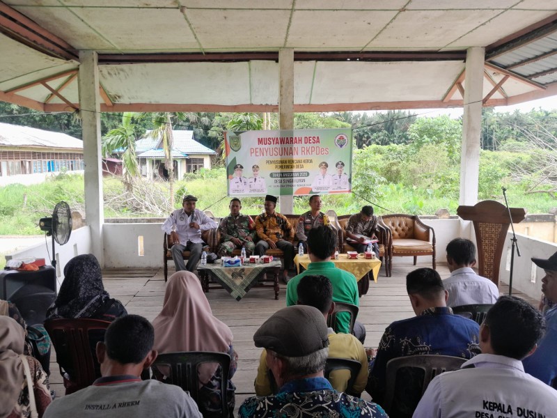 Babinsa 05/Gas Serda Ricky Hadiri Musyawarah RKPdes Tahun Anggaran 2026