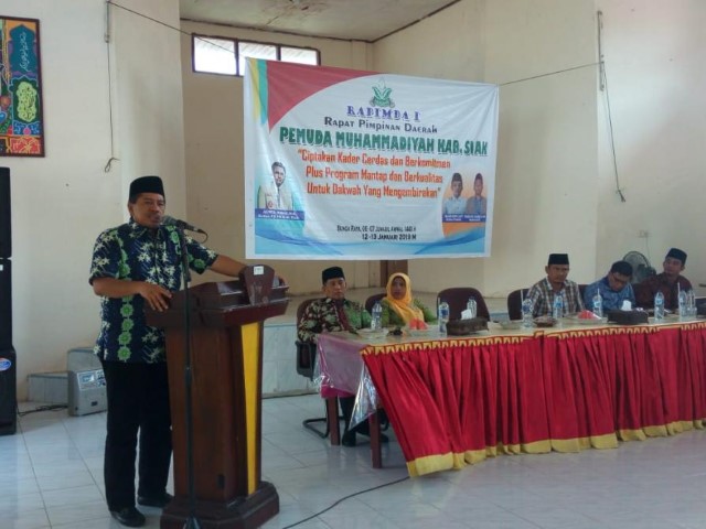 Wakil Bupati Siak Buka Rapimda 1 Pemuda Muhammadiyah Kab Siak