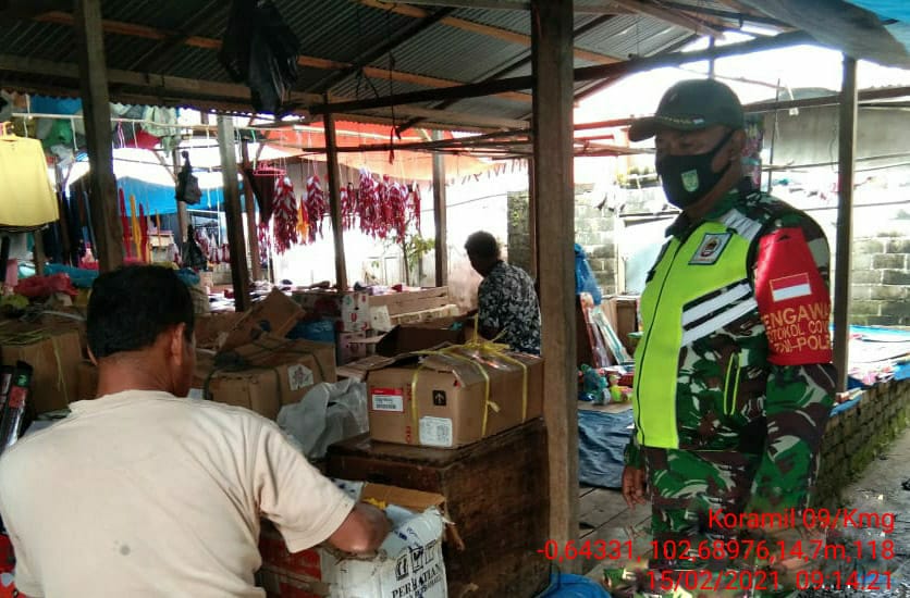 Komsos dengan Warga Binaan, Babinsa Koramil 09/Kemuning Imbau Patuhi Prokes