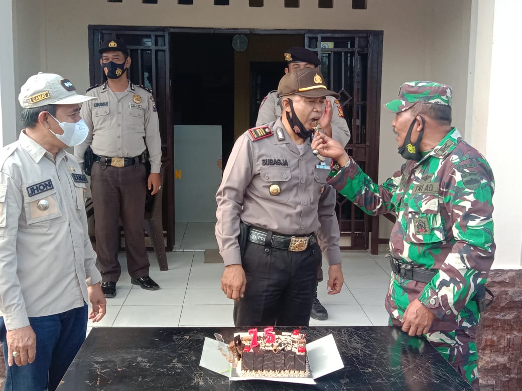 Karena Ini...Koramil 03/Tempuling dan Camat Datangi Markas Polsek Tempuling dan Kempas