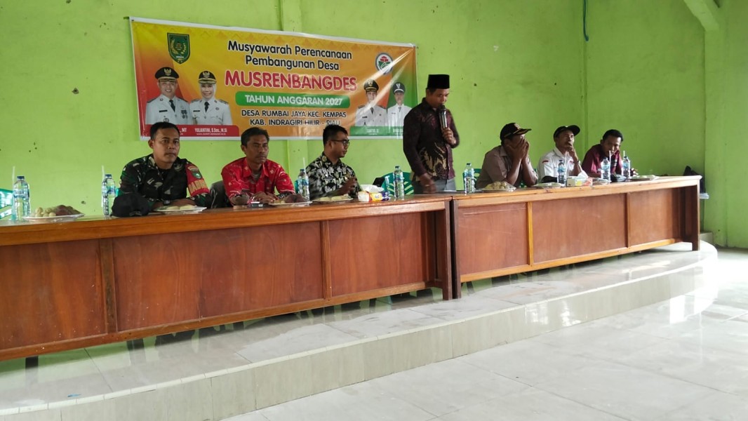 MUSRENBANGDES DAN REMBUK STUNTING DESA RUMBAI JAYA 2027, BABINSA 03/TPL : SINERGI UNTUK PEMBANGUNAN YANG BERKESINAMBUNGAN