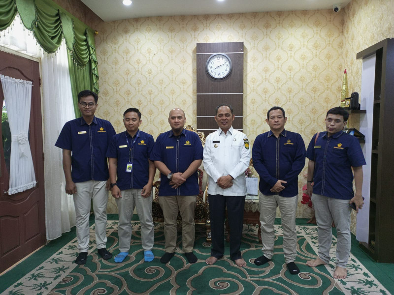 Pj. Bupati Inhil Terima Kunjungan Kepala Kantor Pelayanan Pajak (KPP) Rengat