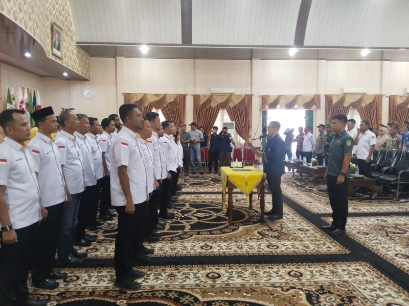 Resmi Dilantik, Ketua Koni Rohil Riwansyah Harapkan Dukungan Pemerintah dan Para Senior demi Peningkatan Prestasi Olahraga Dirohil Kedepan