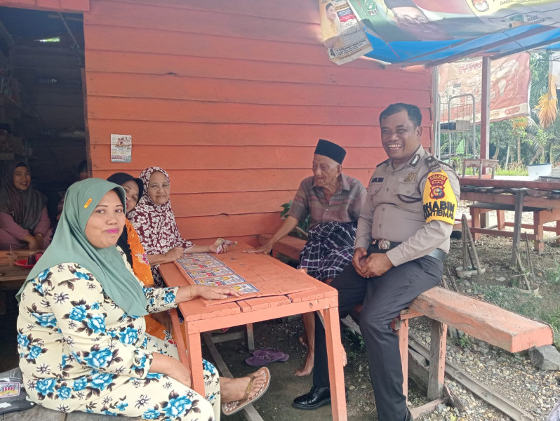 Bhabinkamtibmas Polsek Kempas, Ajak  Warga Binaan Jaga Kamtibmas Pasca Pemilu 2024