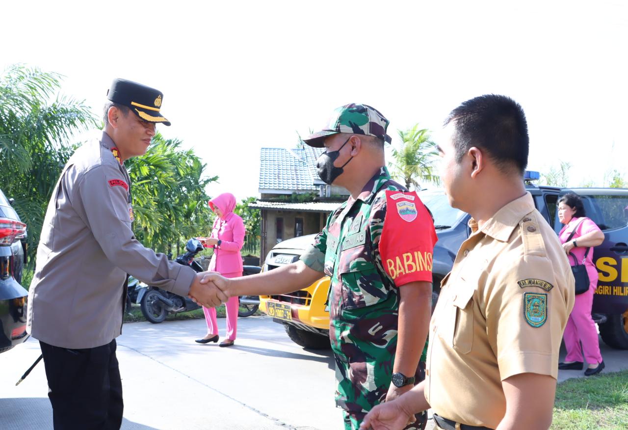 Kapolres Inhil Lakukan Kunjungan Kerja Serta Bersilaturahmi Ke Polsek Tembilahan