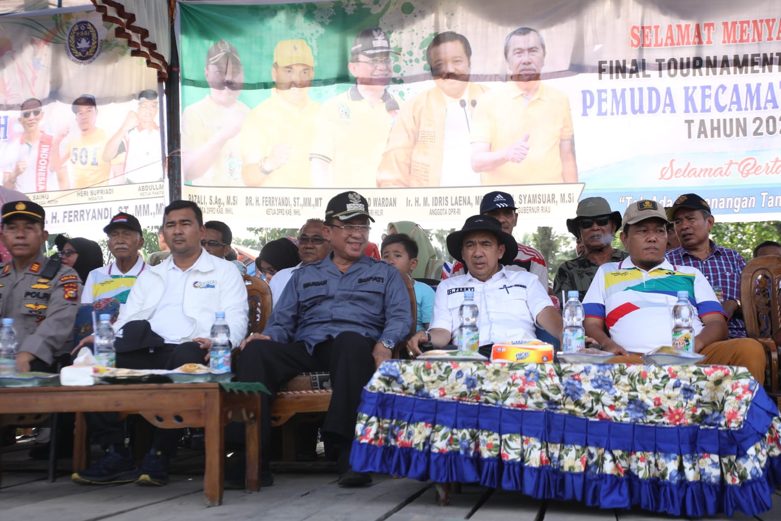 Penutupan Turnamen Sepak Bola Pemuda Cup Reteh 2022, HM Wardan Ajak Masyarakat Dukung Ferryandi Untuk Bupati Inhil 2024 