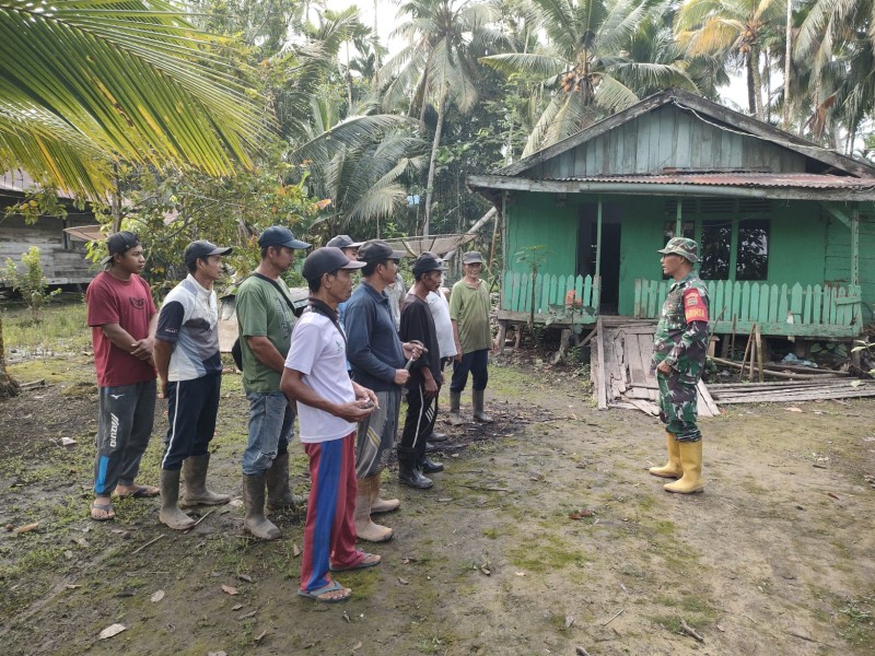 Bulan Puasa Tak Hilangkan Semangat Babinsa Komsos Dengan Warga Binaan