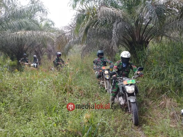Kodim 0314/Inhil Intensifkan Patroli Karhutla di Kecamatan Batang Tuaka