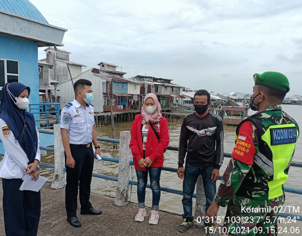 Tegakkan Protkes Bersama-sama, Koramil 02/Tanah Merah Himbau Patuhi Protkes
