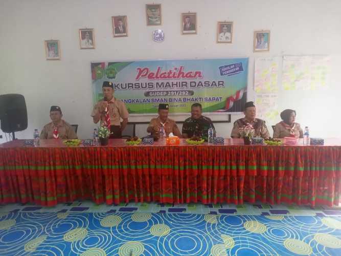 Danramil 04/Kuindra Dampingi Kegiatan Pelatihan Kursus Mahir Dasar