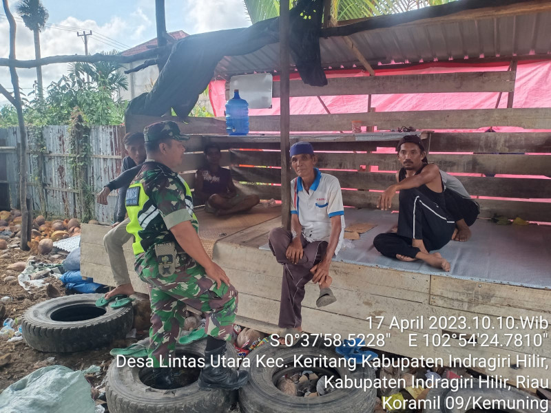 Serka N. Sipayung Jalin Hubungan Baik Antar Sesama