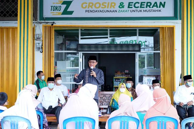 Bupati Lepas 2700 Paket Premium Ramadhan Berkah 1442 H dari Baznas Inhil 